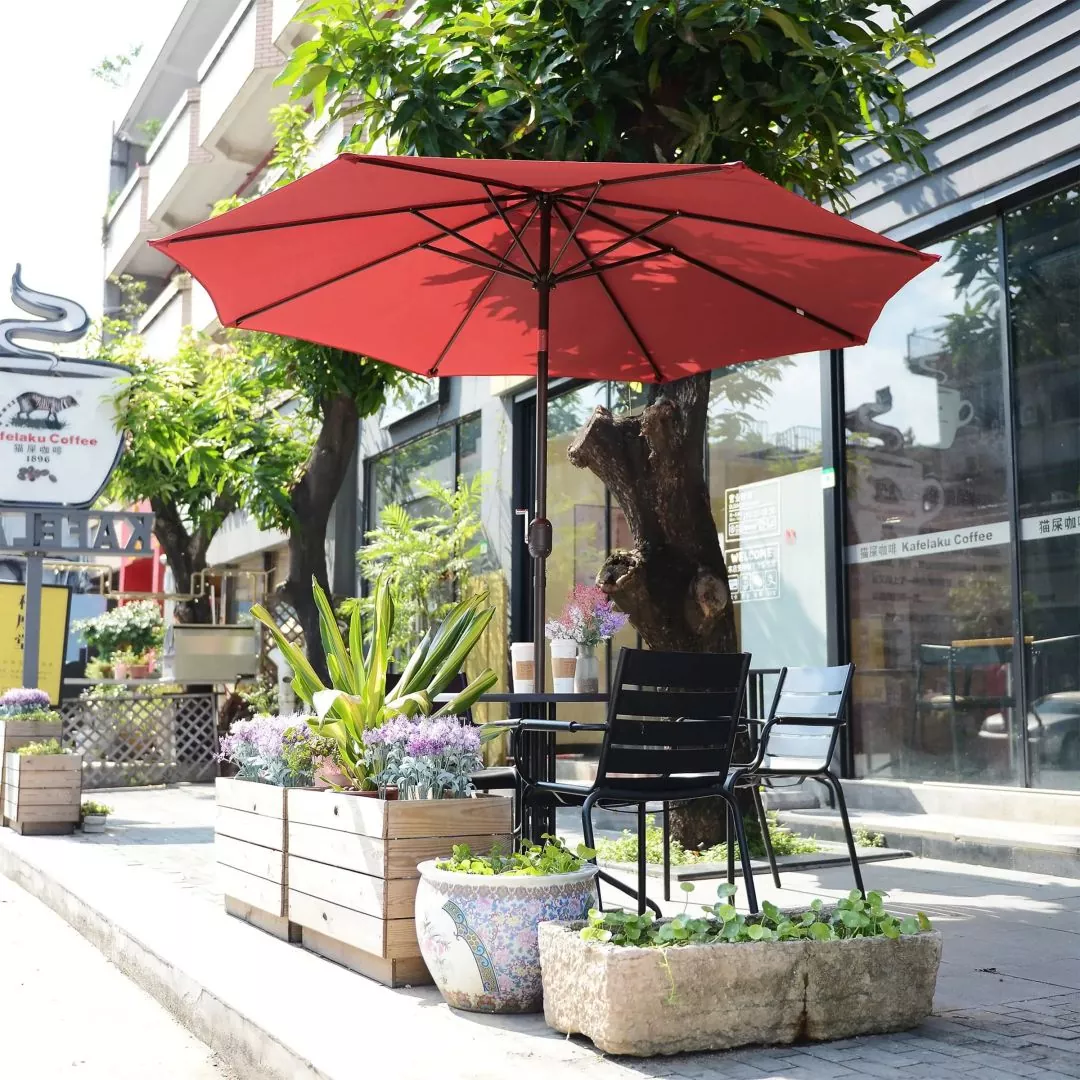 Panlabas na Restaurant Umbrellas Center Parasols